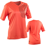 Koszulka Rowerowa damska Race Face Charlie WMNS Tech Top Orange R: L