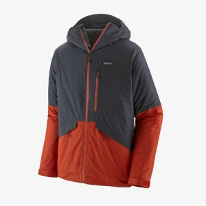 Kurtka narciarska Patagonia Men's Linsulated Snowshot Jacket Smolder Blue R: S