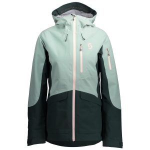 DAMSKA KURTKA NARCIARSKA - SCOTT VERTIC 3L tree green/fog green R: M