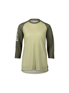 DAMSKA KOSZULKA ROWEROWA POC - W'S PURE 3/4 PREHNITE GREEN/EPIDOTE GREEN R: XS 2022