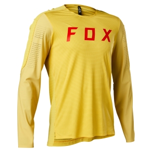 KOSZULKA ROWEROWA FOX - FLEXAIR PRO LS PEAR YELLOW R: S 2022