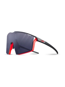 OKULARY FOTOCHROMOWE JULBO EDGE - CZARNY/ CZERWONY | REACTIV CAT 0-3