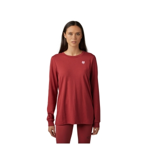 KOSZULKA Z DŁUGIM RĘKAWEM FOX DAMSKA ZONIFY SCARLET R: L