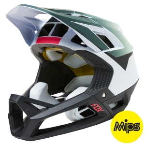 Kask rowerowy - FOX PROFRAME MIPS GRAPHIC 2 WHITE R: L (58-61cm) 2023
