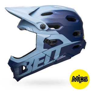 KASK ROWEROWY BELL - SUPER DH MIPS SPHERICAL MATTE LIGHT BLUE/NAVY R: M (55-59cm) 2026