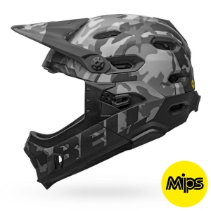 KASK ROWEROWY BELL - SUPER DH MIPS SPHERICAL MATTE/GLOSS BLACK CAMO R: M (55-59cm) 2026