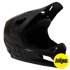 KASK ROWEROWY dla dzieci -  FOX JUNIOR RAMPAGE MIPS  BLACK  R: YS (49-50cm) 2022
