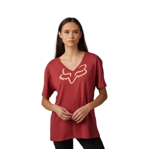 T-SHIRT FOX DAMSKI BOUNDARY TOP SCARLET R: M