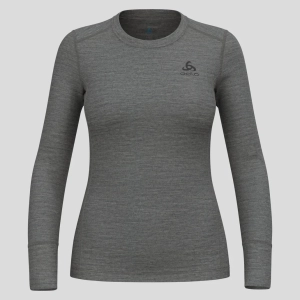 Koszulka termoaktywna damska z długim rękawem Odlo  MERINO 200 szary R: M