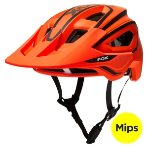 Kask rowerowy - FOX SPEEDFRAME PRO MIPS DVIDE FLUO ORANGE R: S (51-55cm) 2024