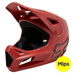 KASK ROWEROWY dla dzieci -  FOX JUNIOR RAMPAGE MIPS RED R: YS (49-50cm) 2022