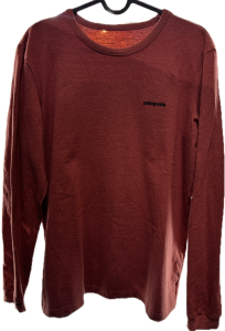 Koszulka z długim rekawem Patagonia - LOGO RESPONSIBILI-TEE ROSEHIP R: M 