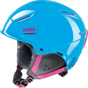 Kask narciarski Uvex - Uvex P1us Junior Cyan Pink R: (52-55cm)