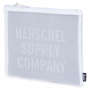 Saszetka Herschel - Network Large Mesh Pouch White
