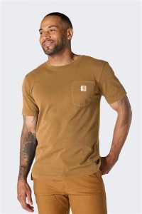 koszulka CARHARTT IRVINE RELAXED GARMENT DYED T-SHIRT CARHARTT BROWN R: M 2026