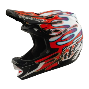 Kask rowerowy  - TLD D4 COMPOSITE MIPS OVERSPRAY WHITE / RED R: M (57-58cm) 2026